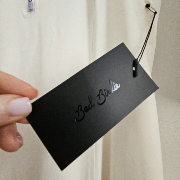 Bad Birdie Cream Garment with Zipper Detail - Picture 4 of 8